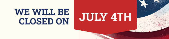  We will be closed on July 4th | Service Street 
